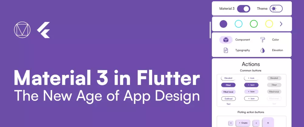 Porquê usar Material Design 3.0 para o Flutter?