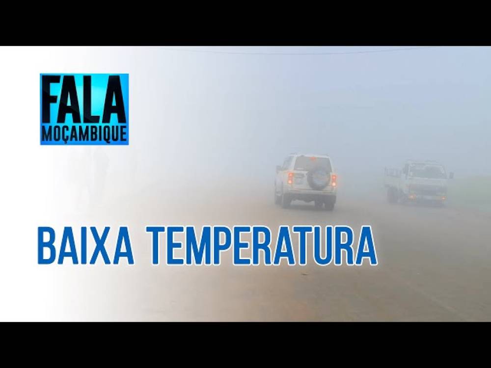 Frio intenso em Moçambique