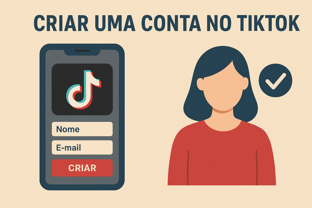 Criar uma conta no TikTok