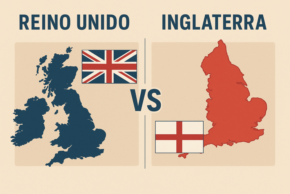 A diferença entre Reino Unido e Inglaterra